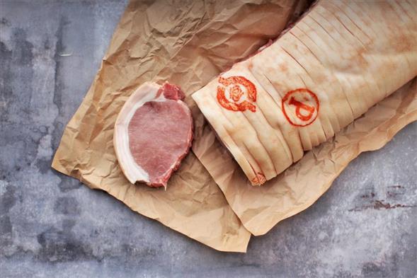 Flæskesteg m ben. Ca 2.5 kg fra økologisk opdræt